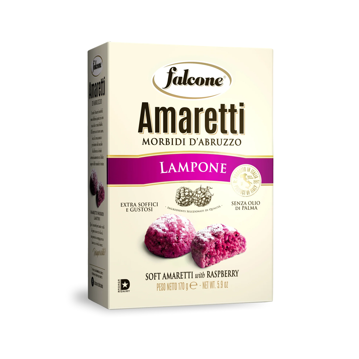 Թխվածքաբլիթ «Falcone Amaretti» ազնվամորի 170գ